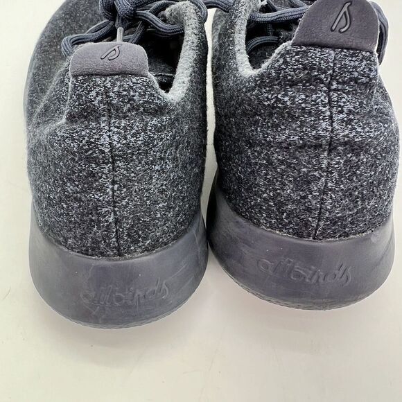 Allbirds Dark Blue Merino Wool Runners Sneakers Shoes Men's 11 - Picture 4 of 6